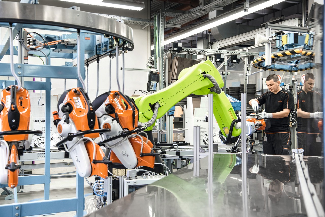 Productie bij STIHL
